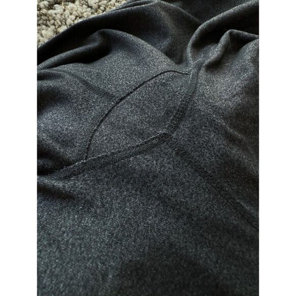 Lululemon Cropped Dark Gray Black Heather Leggings size 4 - Picture 10 of 11